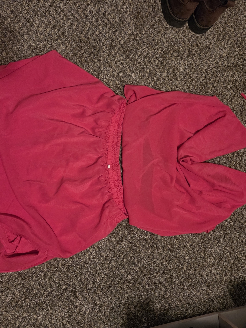 Bright Pink Two-Piece Set
